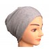 Hijab cap - Grey colored jersey under scarf 